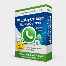 WhatsApp Kontakt-Widget für PrestaShop | Waldbyte