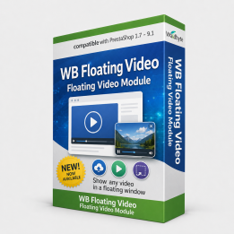 Schwebendes Produktvideo-Modul für PrestaShop | Waldbyte